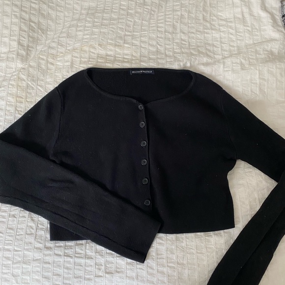 black brandy cardigan long sleeve - Picture 1 of 1